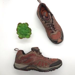 Merrell continuum size 7 brown sneakers